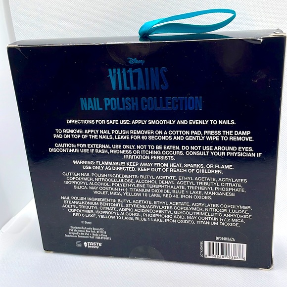 🆕 Taste Beauty “Disney Villains” 8-Piece Limited Edition Nail Polish Collection - Picture 4 of 9